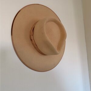 Lack Of Color Beige Fedora Hat